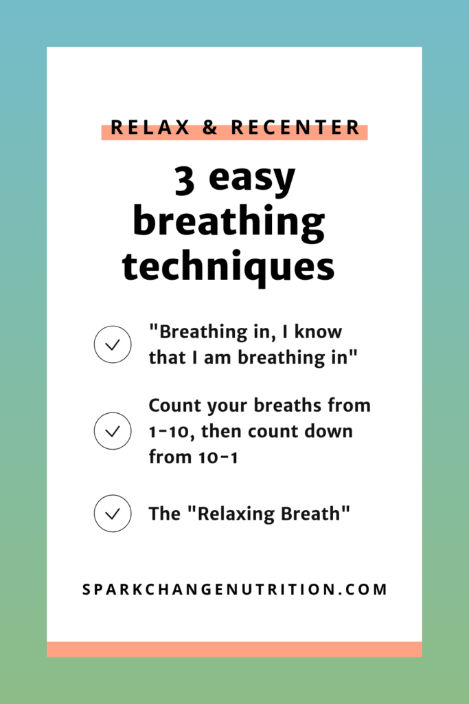 3 easy breathing techniques pin